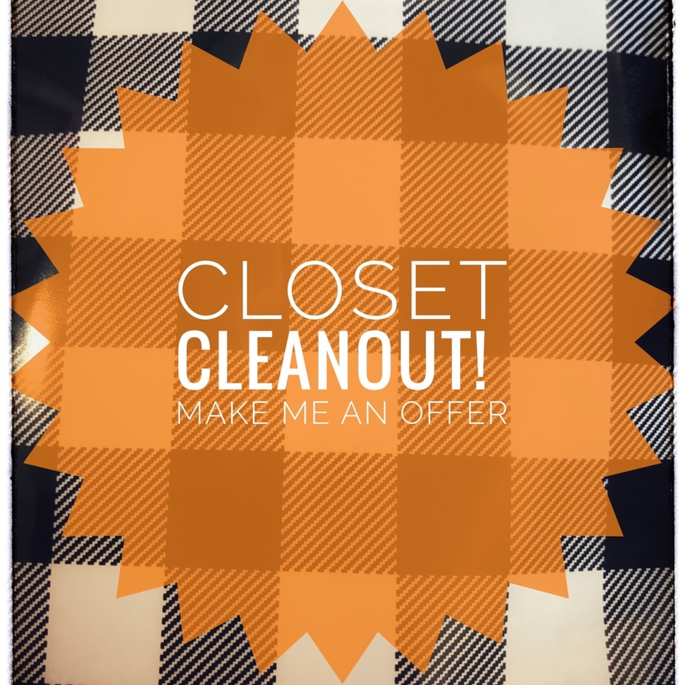 Closet Cleanout! Make me an offer